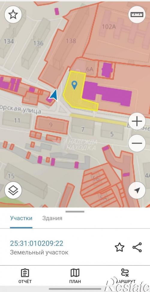 Продажа участка Верхне-Морская ул, 6а