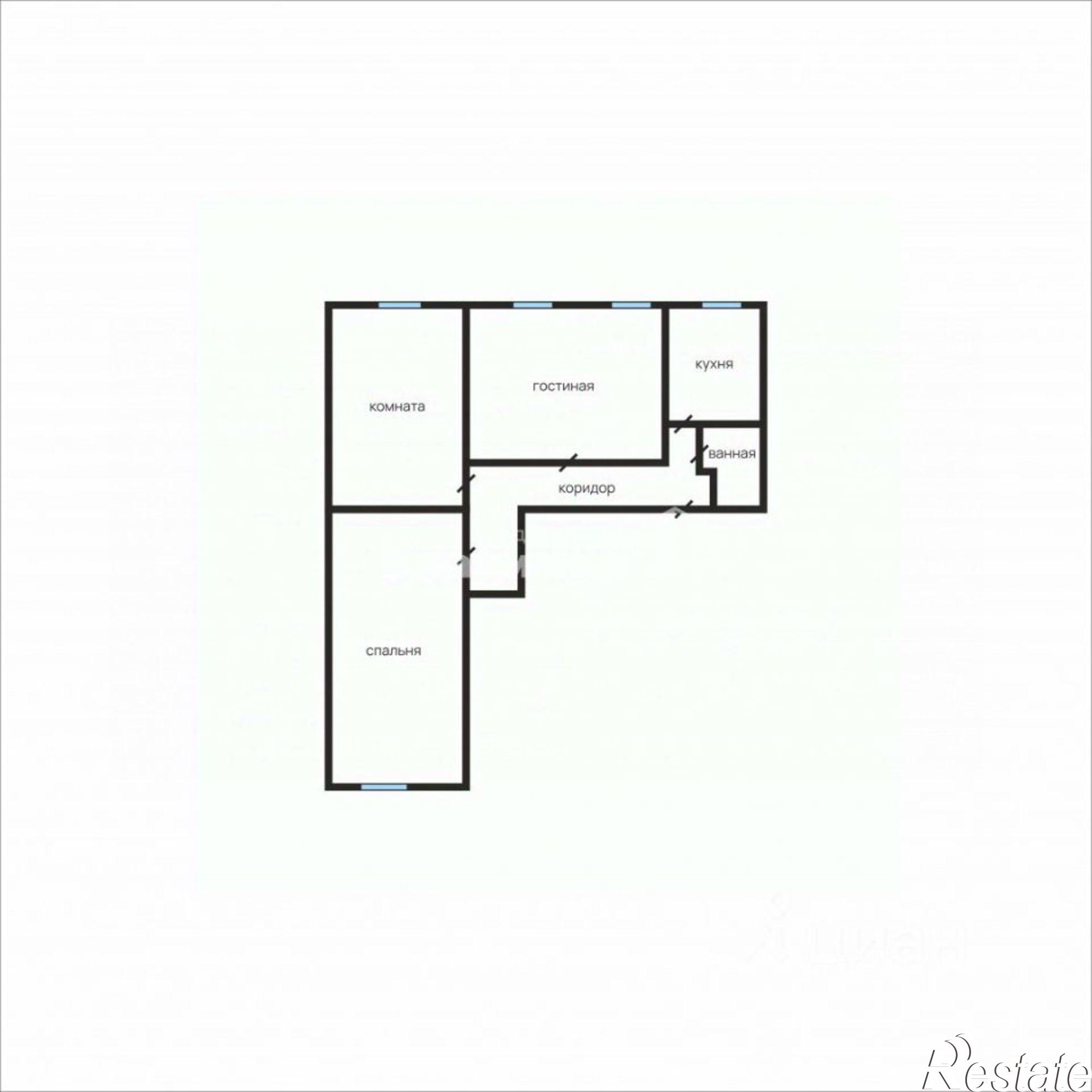 Купить квартиру за 5 300 000 рублей на улица Первостроителей, 16А