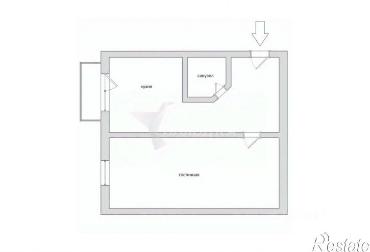 1-комн квартира Приморский проспект, 12,  д. 12