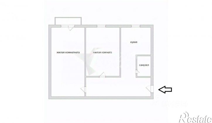 2-комн квартира Озёрный бульвар, 4,  д. 4