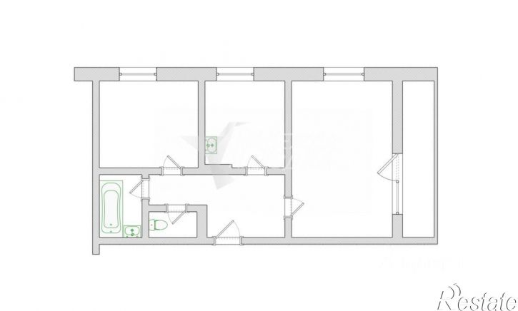 2-комн квартира ул Пирогова, 62,  д. 62