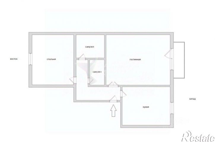 2-комн квартира улица Бабкина, 11,  д. 11