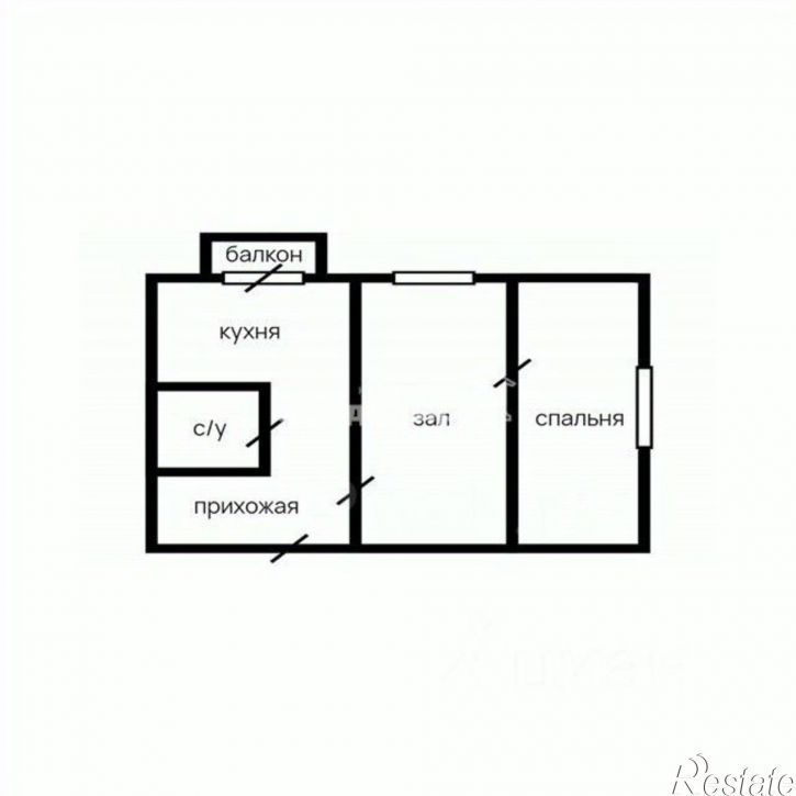 1-комн квартира улица Черняховского, 1,  д. 1