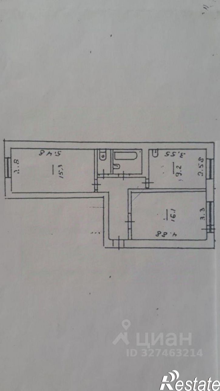 2-комн квартира Нахимовская улица, 29А,  д. 29А