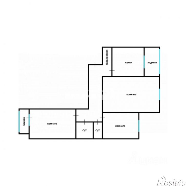 3-комн квартира Спортивная улица, 39А,  д. 39А