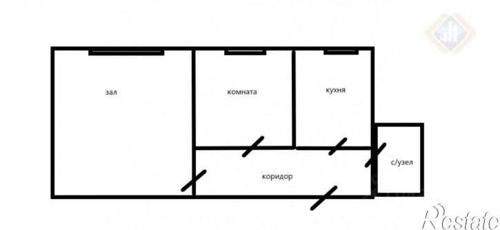 2-комн квартира ул Спортивная, 12А,  д. 12А