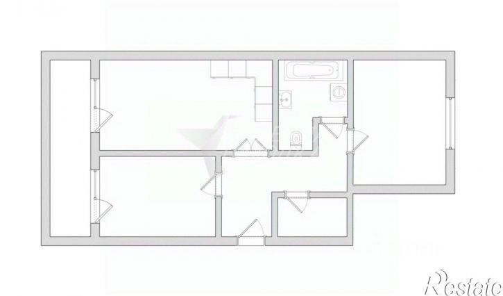 2-комн квартира Приморский проспект, 24,  д. 24