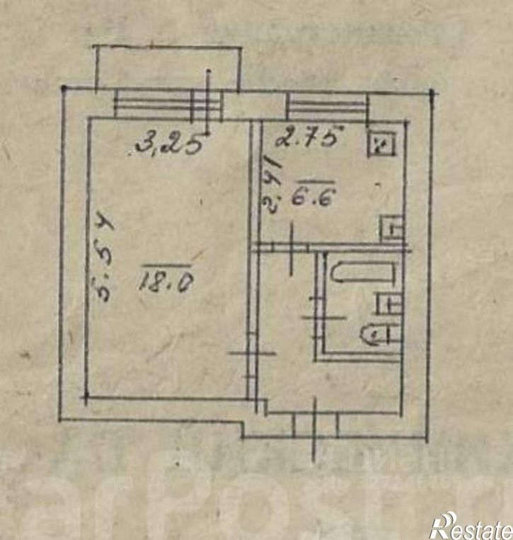 1-комн квартира улица Дзержинского, 5А,  д. 5А
