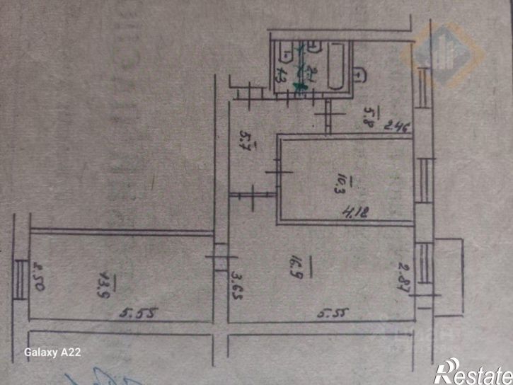 3-комн квартира ул Пограничная, 10,  д. 10
