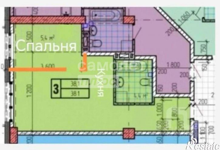 2-комн квартира ул Дзержинского, 13,  д. 13