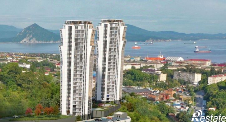 1-комн квартира в новом доме улица Дзержинского