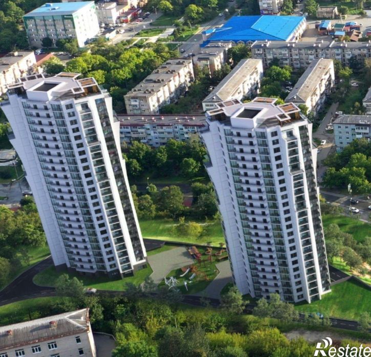 1-комн квартира в новом доме улица Дзержинского